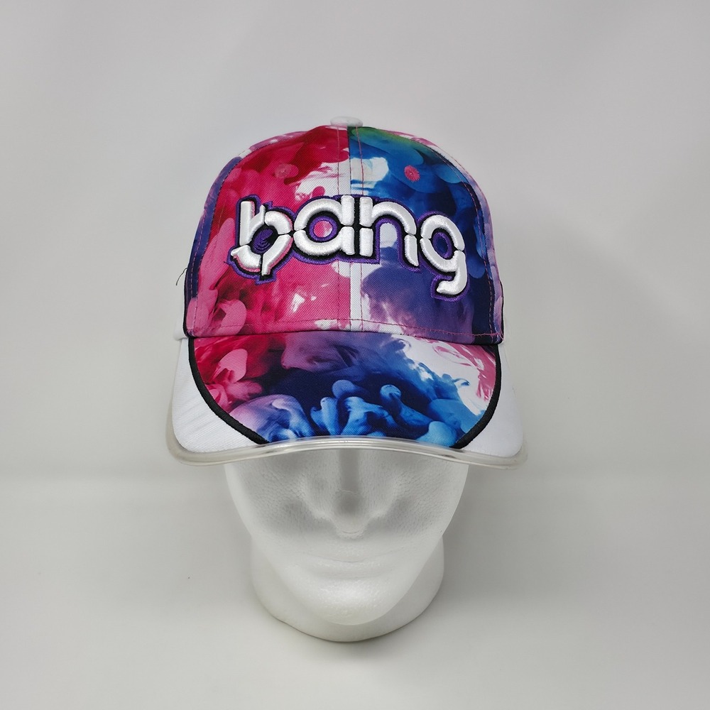 Bang‎ Energy Smoke Watercolor Splatter Snapback Hat Cap light Up Brim Adjustable
